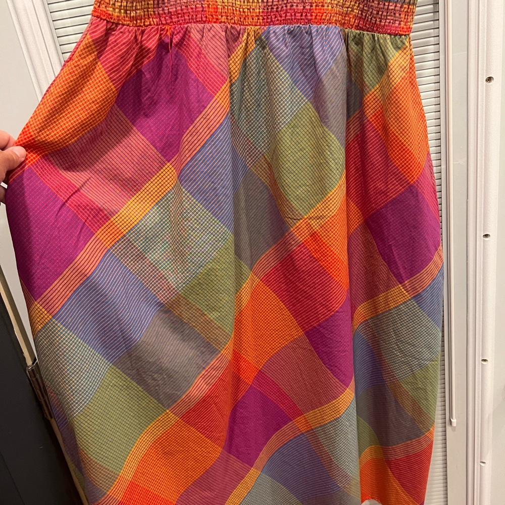 New w/o tags Time and Tru Smocked Midi Dress - Picture 5 of 10